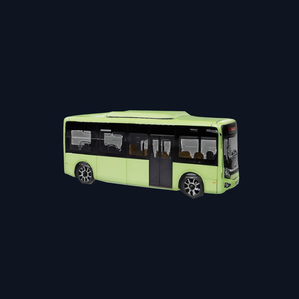 Green Eco Bus model pack